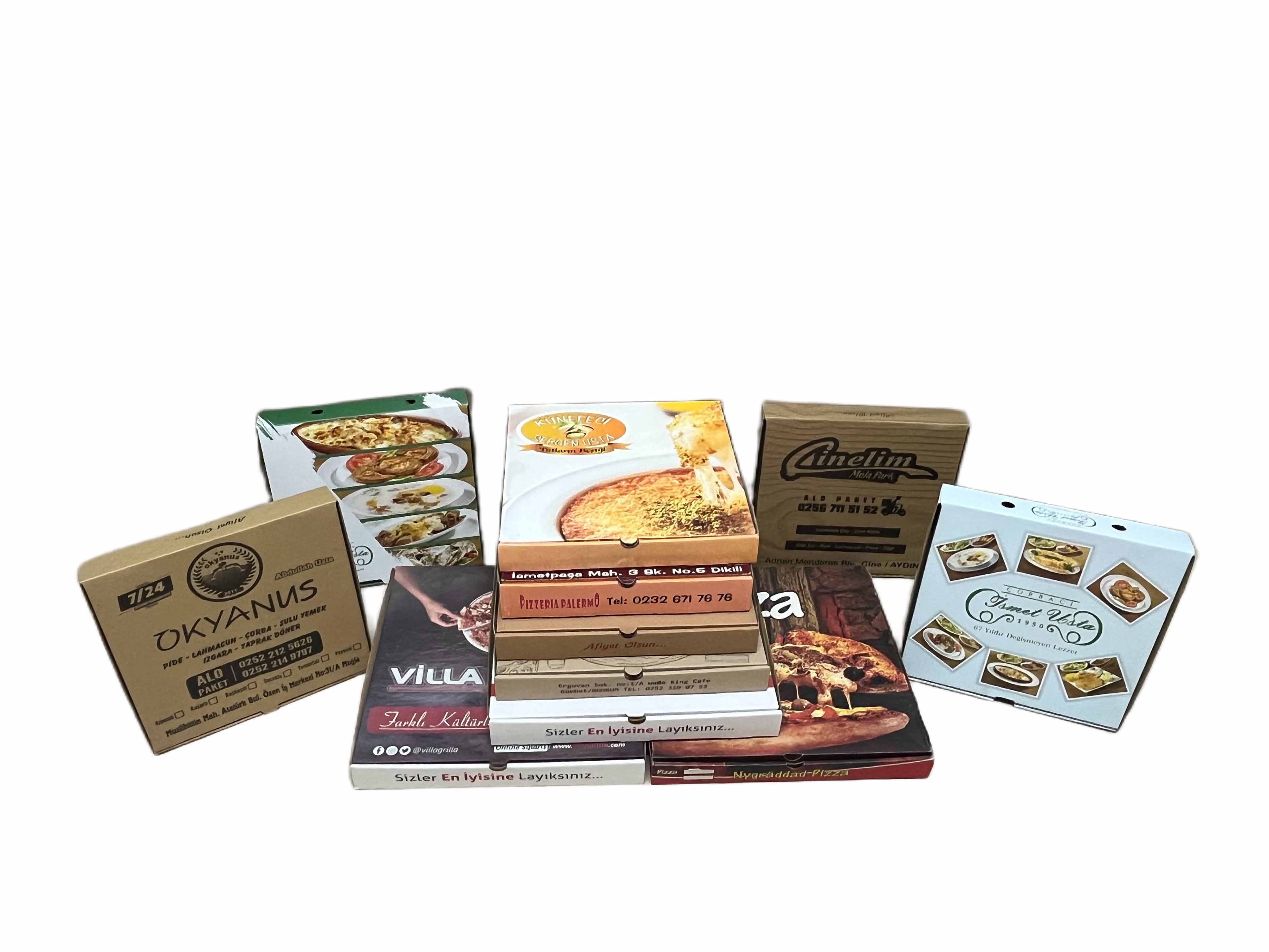 Toptan pizza kutusu çeşitleri